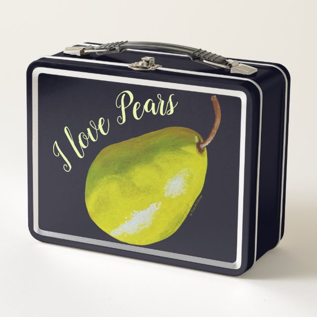 Pear Metal Lunch Box (Front)