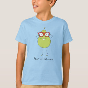 Pear of Glasses Funny & Cute Kid's Boy's T-Shirt
