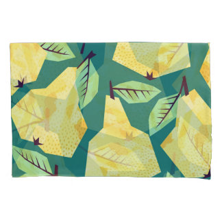 Pear Patterns: Watercolor Seamless Elegance Pillowcase