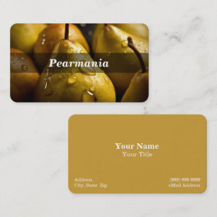Pear / Pears / Fruit Business Card