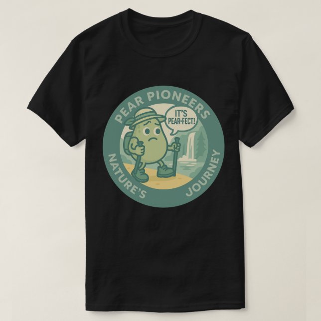 Pear Pioneers Nature's Journey T-Shirt (Design Front)