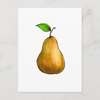 Pear Postcard
