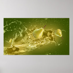 Pear Splash poster
