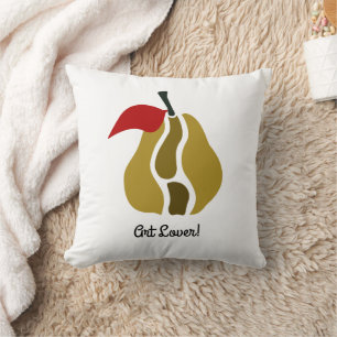 Pear Splitting Art Cushion