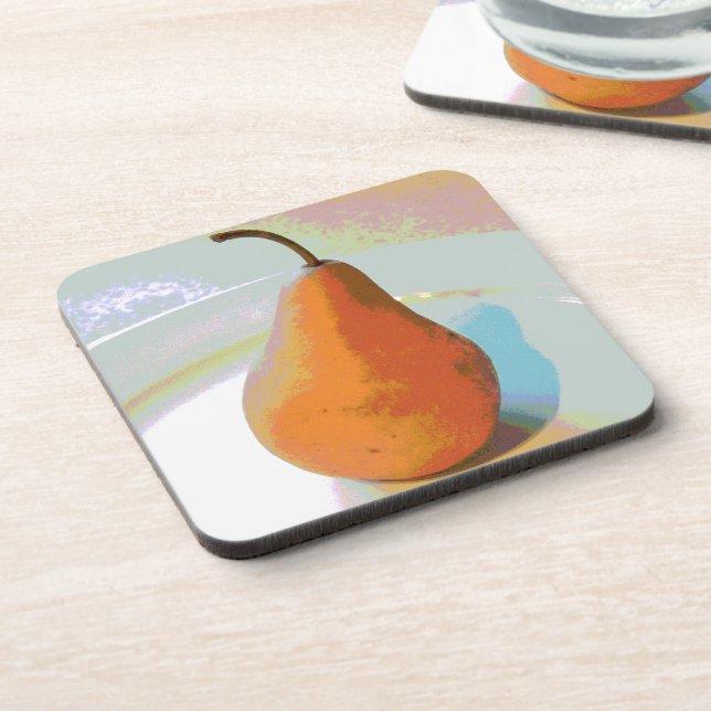 Pear Still Life 1 Coaster (Left Side)