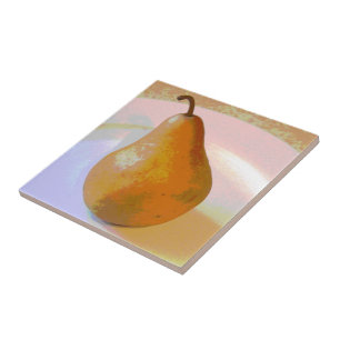 Pear Still Life 2 Tile