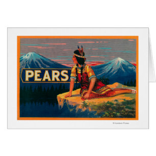 Pear Stock Crate Label