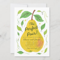 Pear Theme The Perfect Pair Couple Shower
