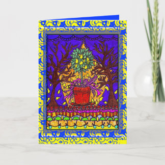 "PEAR TREE" GREETING CARD