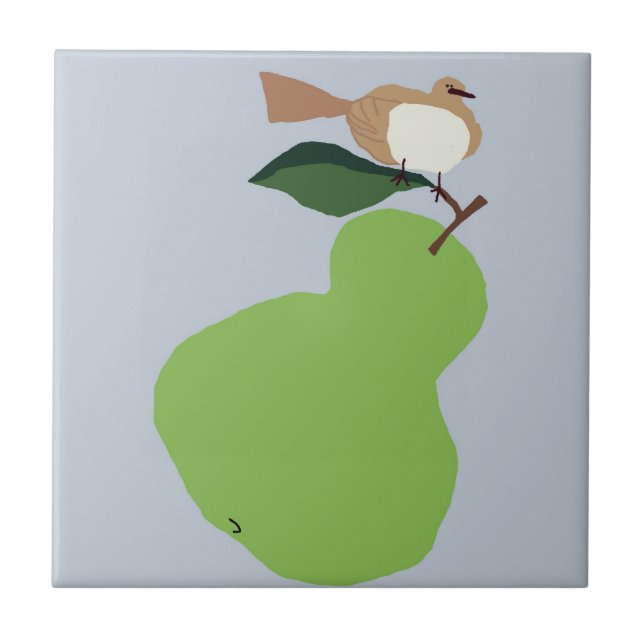 pear tree-grey tile (Front)