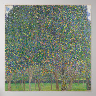 Pear Tree — Gustav Klimt (1903) Square Wall Art
