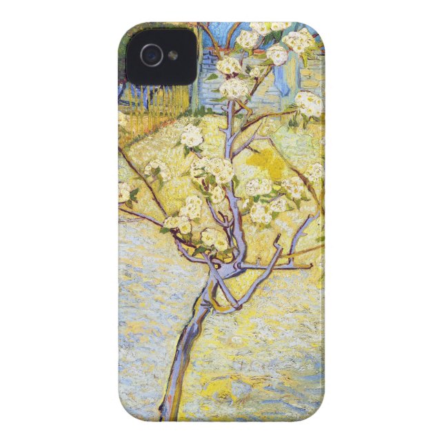 Pear Tree in Blossom Vincent van Gogh fine art Case-Mate iPhone Case (Back)