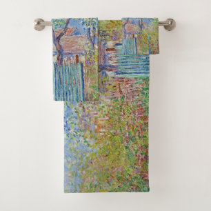 Pear Tree in Flower - Claude Monet Bath Towel Set