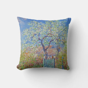 Pear Tree in Flower - Claude Monet Cushion