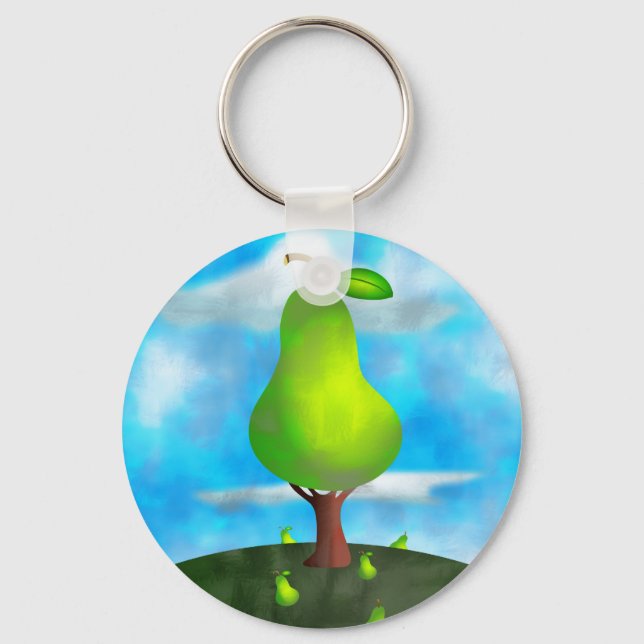 Pear Tree Key Ring (Front)