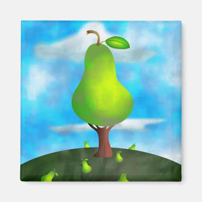 Pear Tree Magnet (Front)
