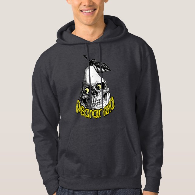 Pearanoia / Paranoia, funny design, new trend Hoodie (Front)