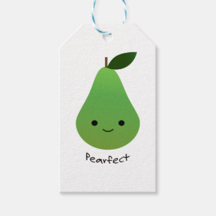 Pearfect Cute Kawaii Pear Gift Tags