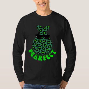 PEARFECT  Pear Fruit Pun Leopard Cheetah Print T-Shirt