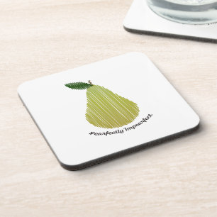 Pearfectly Impearfect Coaster