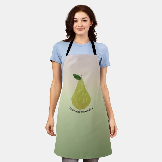 Pearfectly Impearfect Pear Apron (Worn)