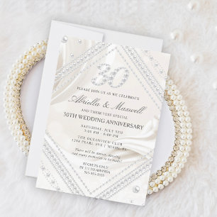 Pearl 30th Anniversary Invitation