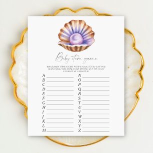 Pearl baby shower - Baby Item Game