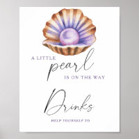 Pearl baby shower - Drinks
