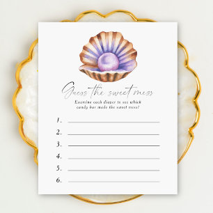 Pearl Baby shower Guess the sweet mess