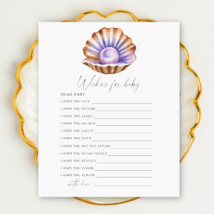 Pearl baby shower Wishes for baby 