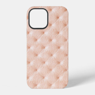 Pearl beige leather texture iPhone 12 case