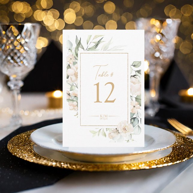 Pearl Blush Floral Elegance Table Number ID989 (Creator Uploaded)