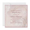 Pearl Blush pink lace bridal Tea Party Invitation