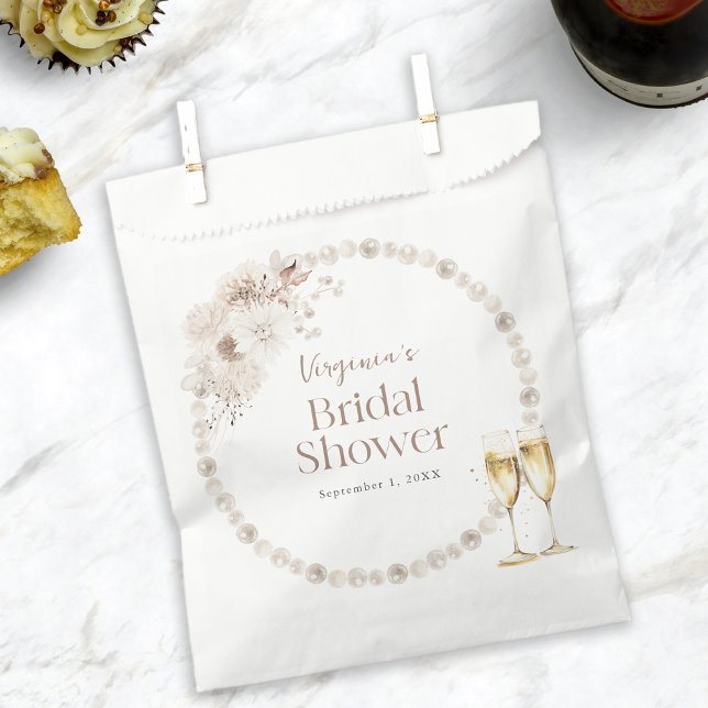Pearl Bridal Shower Favour Bags (Pearl Bridal Shower Favor Bags
)