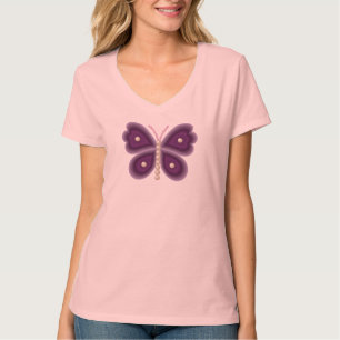 Pearl Butterfly V-Neck Shirt