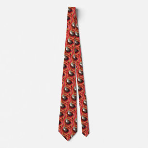 Pearl Cat on Afghan Tie