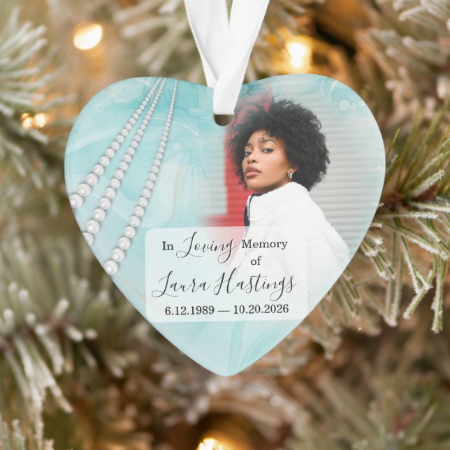 Pearl Celebration of Life Memorial Ornament (Tree)