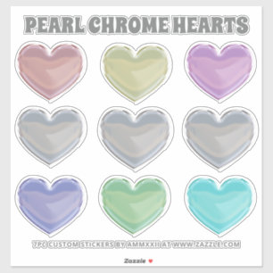 Pearl Chrome Hearts