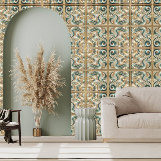 Pearl Coast Elegance: Ethereal Tides  Wallpaper