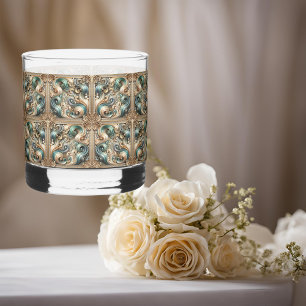 Pearl Coast Elegance Formal Printed Rocks Glasses