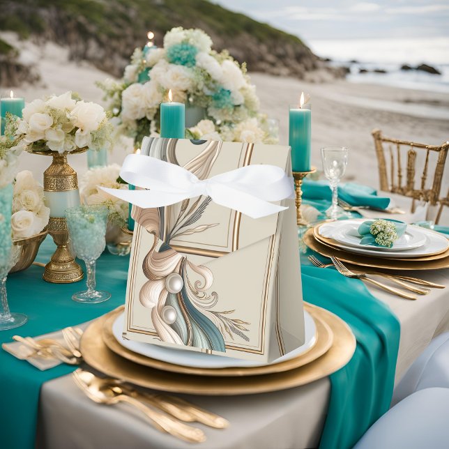 Pearl Coast Elegance Minimalist Favour Box (Creator Uploaded)