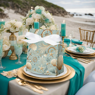 Pearl Coast Elegance Seafoam Nautical Favour Box