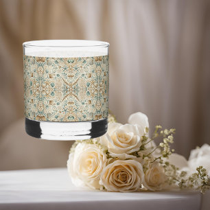 Pearl Coast Elegance Shells Printed Rocks Glasses
