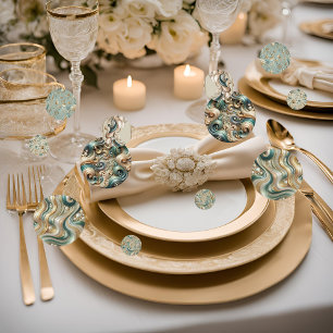 Pearl Coast Elegance Table Confetti: Confetti