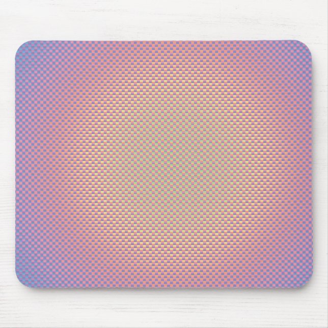 Pearl colour carbon fibre patterned mouse pad (Front)