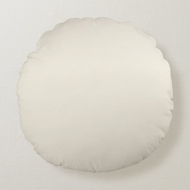 Pearl Cream Round Cushion (Front)