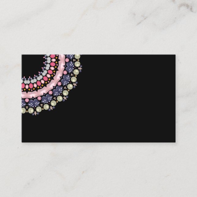 Pearl decoration business card (Front)
