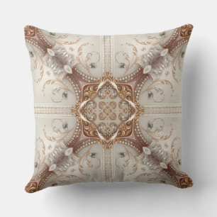 Pearl Embellishments Throw Pillow