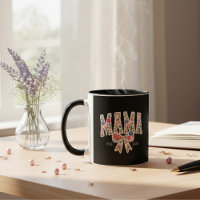 Pearl Floral Mama Varsity Motherhood Art