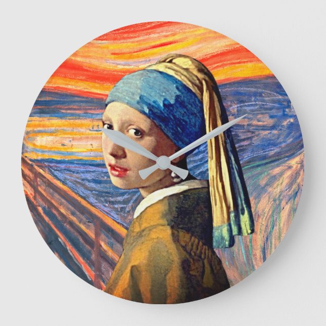 Pearl Girl’s Silent Scream Clock (Front)